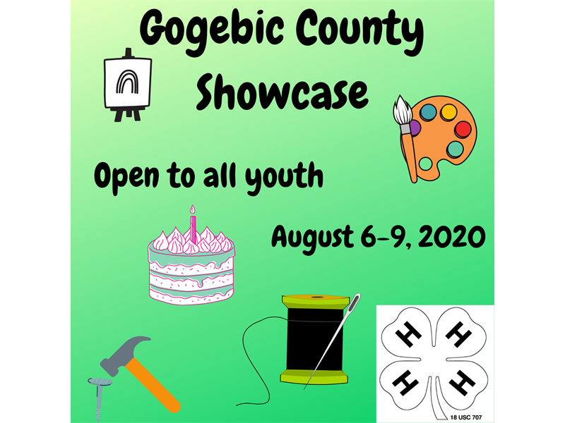 Logo for 2020 Gogebic County Virtual Showcase
